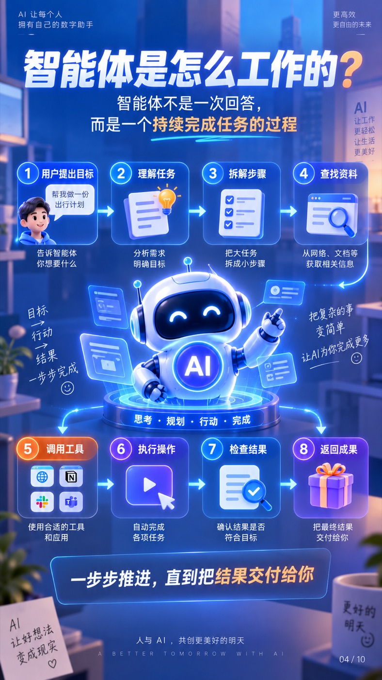 智能体持续完成任务的八个步骤