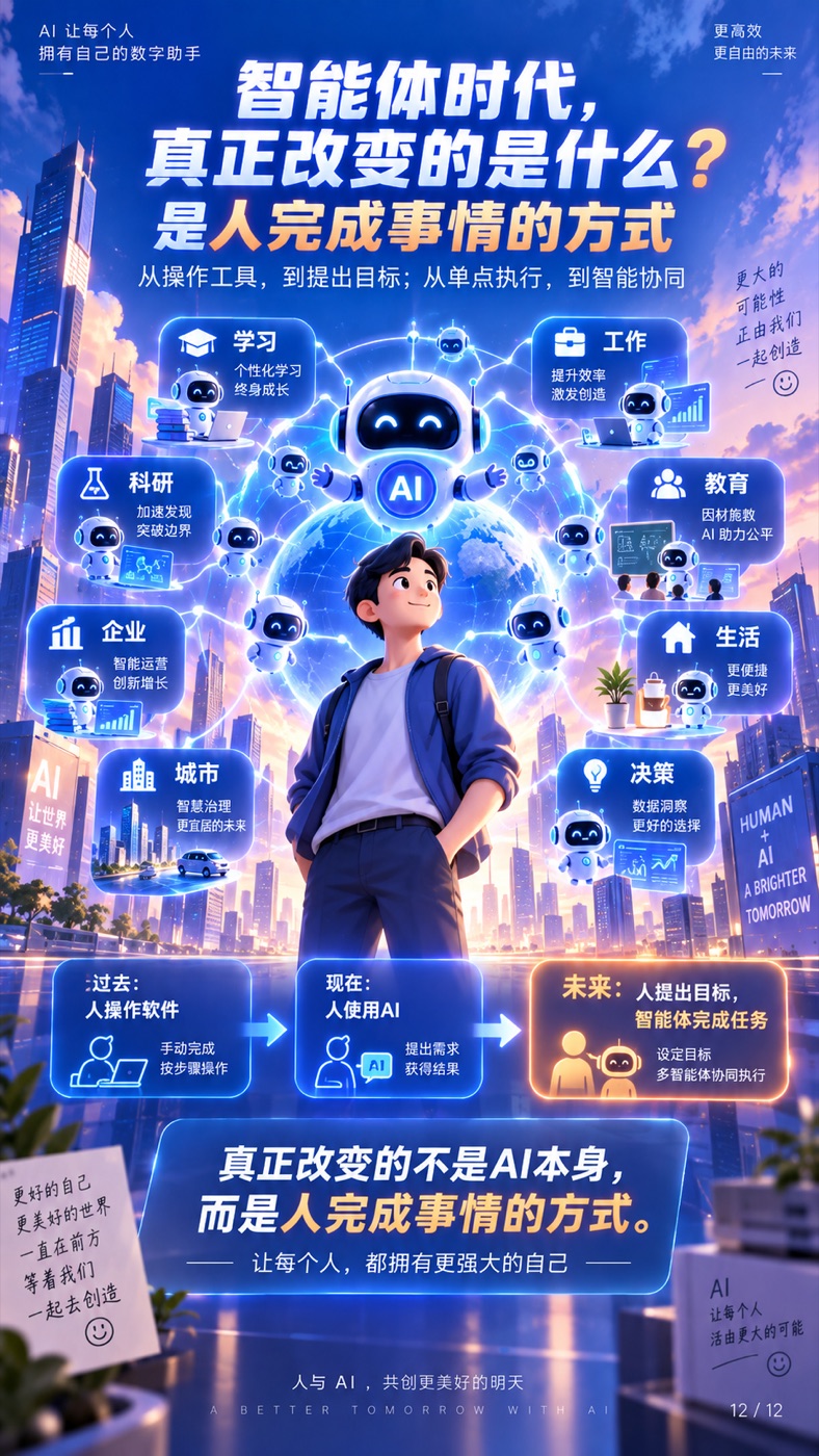 智能体时代改变的是人完成事情的方式